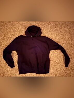 Hanes Men's Black Pullover Hoodie